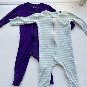 Primary Sleeper Bundle - Purple & Light Blue Stripes
